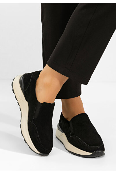 B T Shoes Sneakers γυναικεια δερματινα Olinia μαύρα