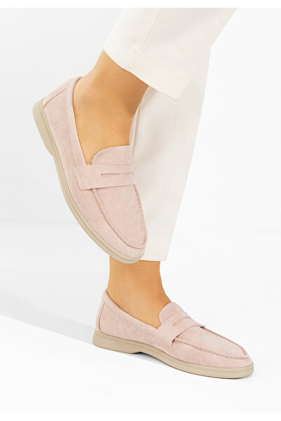 B T Shoes Γυναικεία μοκασίνια Hesika ροζ