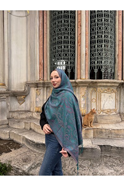 Dolce Desenli Paşmina Şal – Yumuşak Dokulu Pamuk Tesettür Şal | Günlük & Özel...