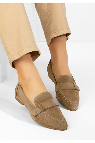 B T Shoes Μοκασίνια γυναικεια δερματινα Catrinelia μπεζ