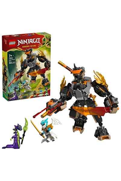 Lego Ninjago ROBOTUL ȘI DRAGONUL LUI COLE ÎN MISIUNE 71854