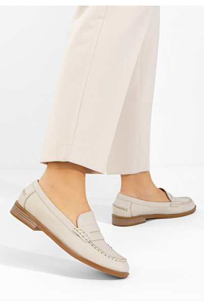 B T Shoes Μοκασίνια γυναικεια δερματινα Meltanea μπεζ