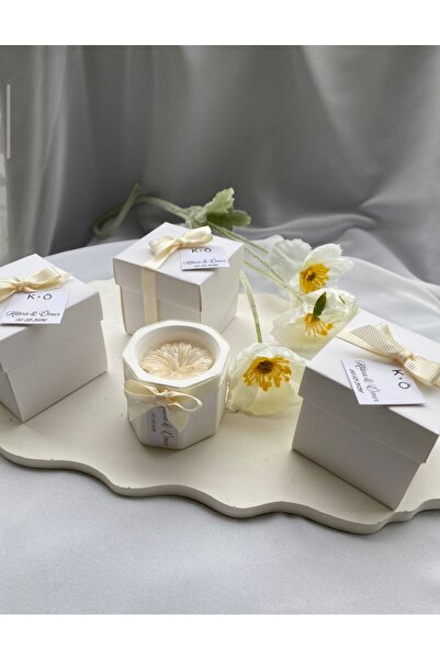 tasarımatolyeevi tasarımatoyeevi Ortanca Mum 20 Adet Söz Nişan Kına Nikah Beb...