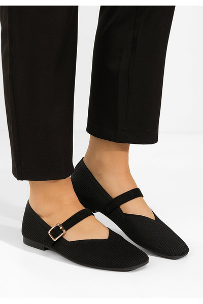 B T Shoes Γυναικείες μπαλαρίνες Gabriella μαύρα