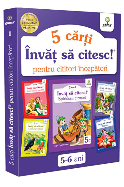 Editura Gama Pachet „Învăț Să Citesc. Nivelul 1”