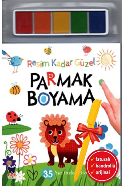 Net Çocuk Yayınları Alfa Pen+Finger Painting-As Beautiful as Painting (Collec...