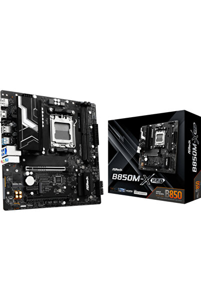 ASROCK Placă de bază B850M-X R2.0 Micro ATX AM5 DDR5 cu 2.5GbE și M.2