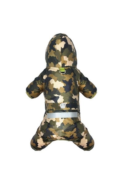 Catei la Moda Salopeta de ploaie pentru catei MTH08K