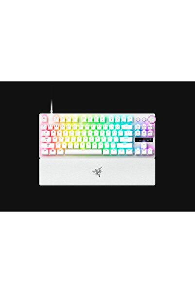 RAZER Huntsman V3 Pro TKL 2025 8K Tastatură mecanică de gaming, Albă, Layout US