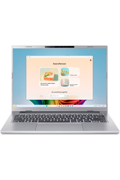 ACER Aspire 14 AI OLED A14-53M-76N0 Ultra 7 16GB 1TB Laptop de 14 inci Argintiu