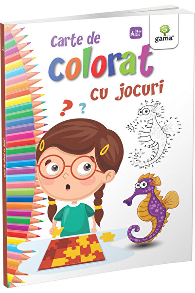 Editura Gama Carte De Colorat Cu Jocuri