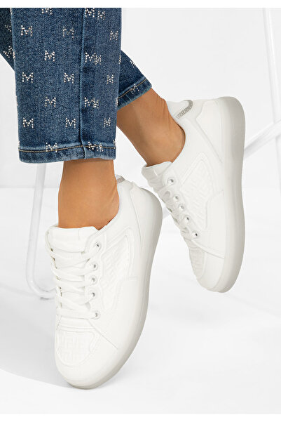 B T Shoes Γυναικεία αθλητικά παπούτσια Seraia λευκά