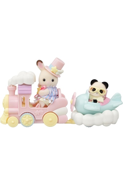 Epoch Sylvanian Families-Set Parc Avion Si Trenulet