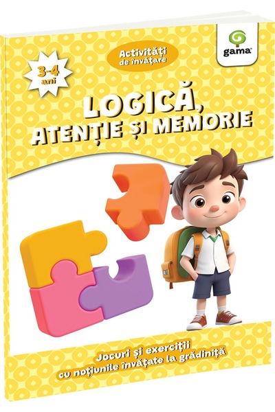 Editura Gama Logică, Atenție Și Memorie - 3-4 Ani