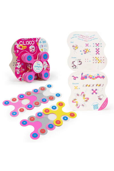 Clixo ® Joc Magnetic De Construit - Tiny & Mighty Sparkle (9 Piese)
