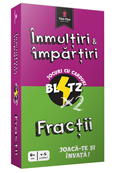 Editura Gama Pachet Blitz Fracții / Înmulțiri Și Împărțiri