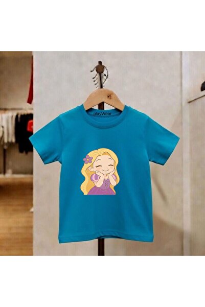 playwear Μωβ φόρεμα με στάμπα 100% βαμβακερό με λαιμόκοψη ποδηλάτου Παιδικό u...