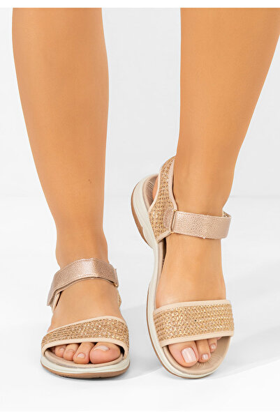 B T Shoes Γυναικεία σανδάλια Jianya χακι