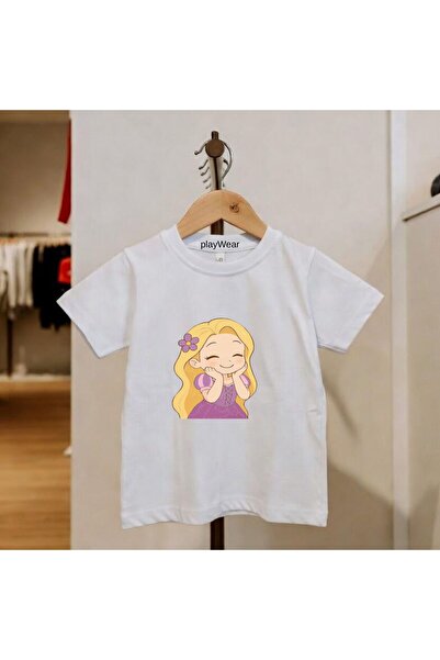 playwear Μωβ φόρεμα με στάμπα 100% βαμβακερό με λαιμόκοψη ποδηλάτου Παιδικό u...