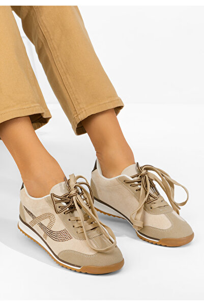 B T Shoes Γυναικεία αθλητικά παπούτσια Sirimia μπεζ