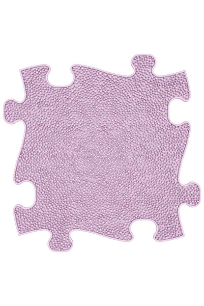 Single Mat with Grass Texture · 29,80x29,80 cm · Lilac Color | Soft Orthopedic & Sensory Play & Activity Mat