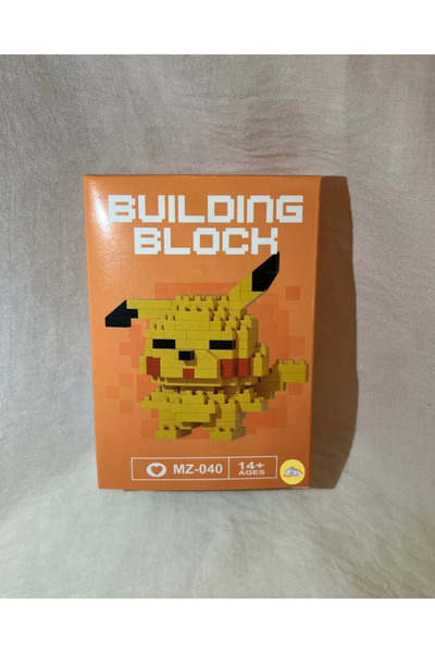 joyster Pikachu Figürlü 14+ Yaş Mikro Bricks Retro Hobi Ve Dekorasyon Seti