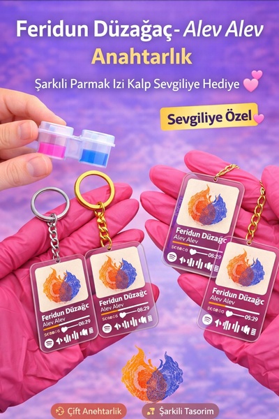 nolva Μπρελόκ Feridun Düzağaç Flame of Flame με τραγούδι και δακτυλικό αποτύπ...