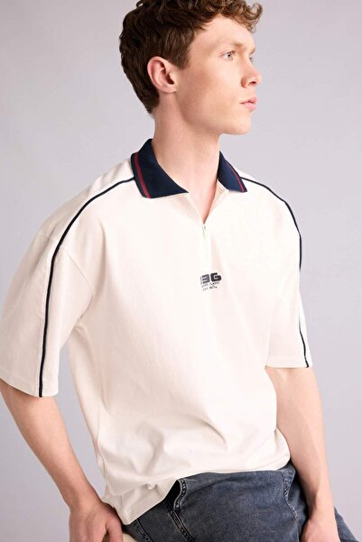 DeFacto Loose Fit Polo T-Shirt G5812Ax26Sm