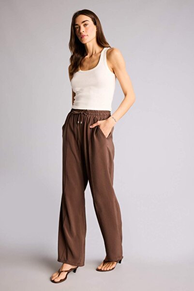 DeFacto Wide Leg High Waist Modal Pants E8235Ax26Sm