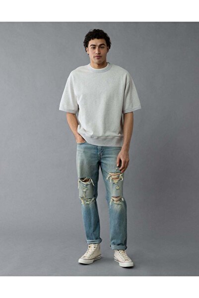 AMERICAN EAGLE سترة رياضية قصيرة الأكمام من AE