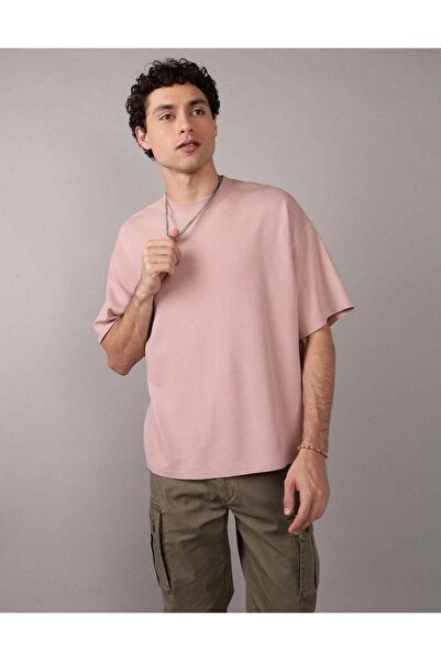 AMERICAN EAGLE AE Oversized Textured T-Shirt