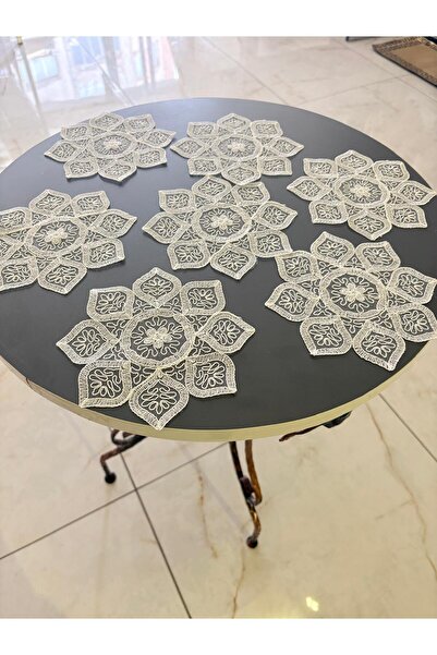 CB.B. TÜRK İŞİ HOME Presentation Napkins 6 Pieces Presentation Napkins Cockta...