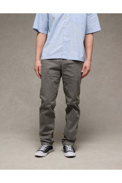 AMERICAN EAGLE AE Flex Original Straight Lived-In Khaki Pant