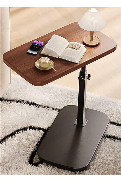 NYGANMELLOZ Side Table, Small Coffee Table for Small Spaces, 360 Degree Rotat...