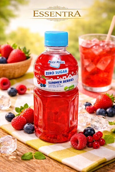 Essentra Home Mogu Mogu Zero Sugar Summer Berries İçecek/6ADET/ 320 ml Nata d...