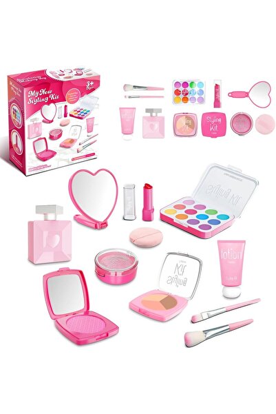 Arabest Pretend Makeup Kit for Girls, Safe Play Cosmetics Set, Birthday Gift ...