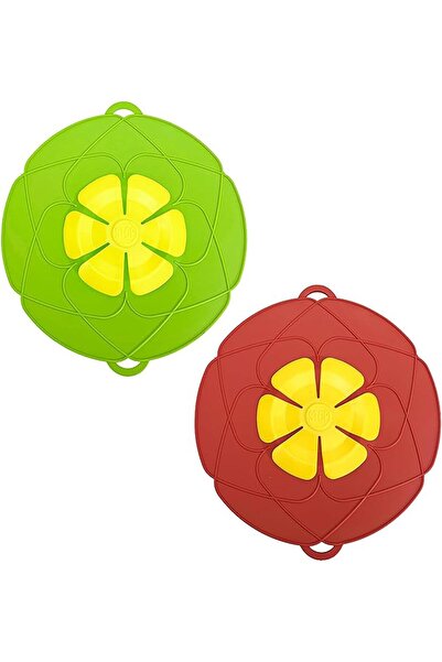 Arabest 2-Piece Set,Multipurpose Silicone Spill Stopper Lid Cover,Boil Over S...