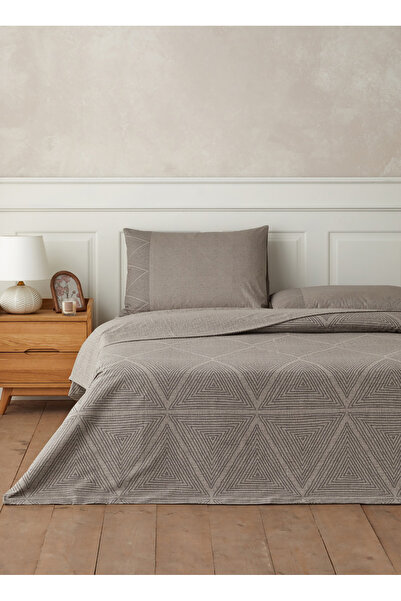 English Home Σετ Παπλωματοθήκης Calen 200x220 εκ. Γκρι (14.03.2026)