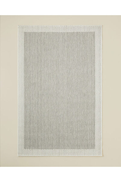 English Home Arlo Halı 200x290 cm Gri-Beyaz