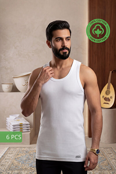 big mama 100% Pure Cotton Undershirt - Premium Quality Luxury Men's Undershir...