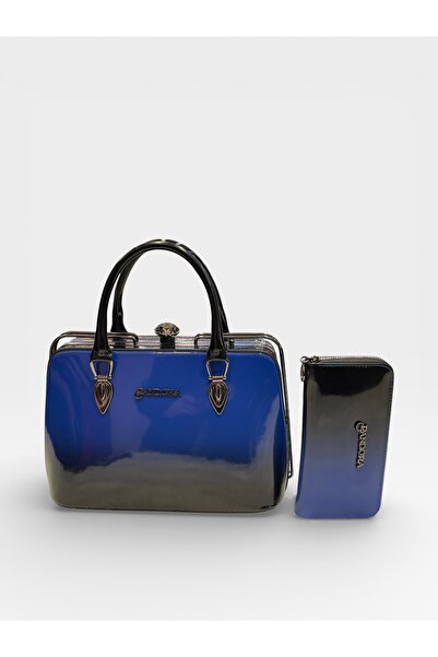 Pandora Bags Women's Patent Leather Handbag – Stylish Design, Double Handles,...