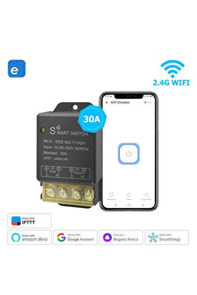 QIACHIP KR2201BY Ewelink Comutator inteligent WiFi 30A