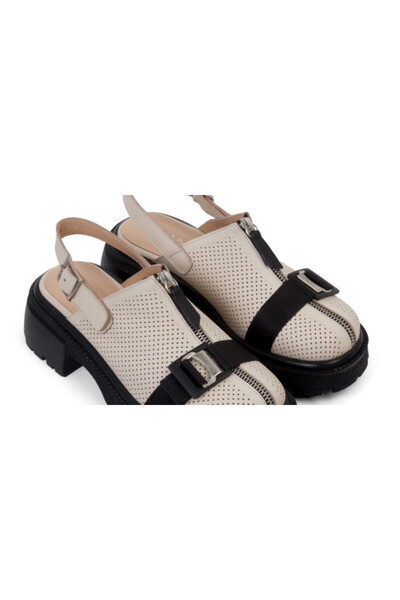 ANNASIA SHOES Sandale LUCIA - Piele Bej
