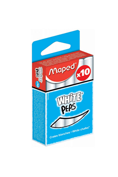 Maped White Chalk 10 pieces