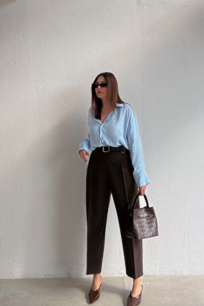 ELVAN TOLON Brown Flap Pocket Trousers