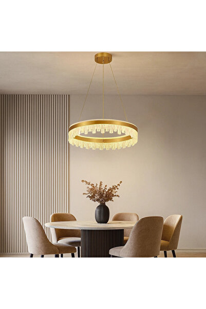 Gracio Ultra Modern Gold Pendant Lamp, 3 Lights, 55W, 400mm