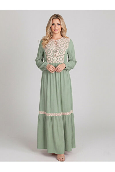 MQ Women's Long Lace Dress
