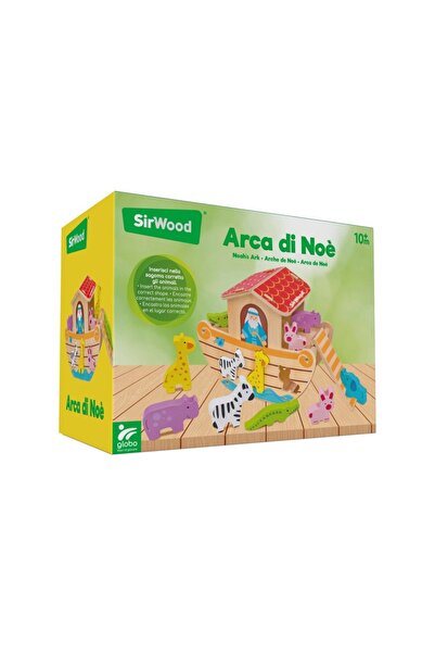 GLOBO Ξύλινο παιχνίδι ταξινόμησης για παιδιά και βρέφη, Νόας Κιβωτός, Γκλόμπο...