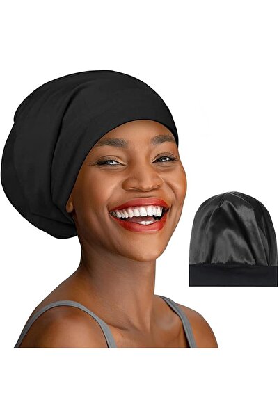 Arabest Mulberry Silk Sleep Cap with Adjustable Strap, Hair Protection Bonnet...