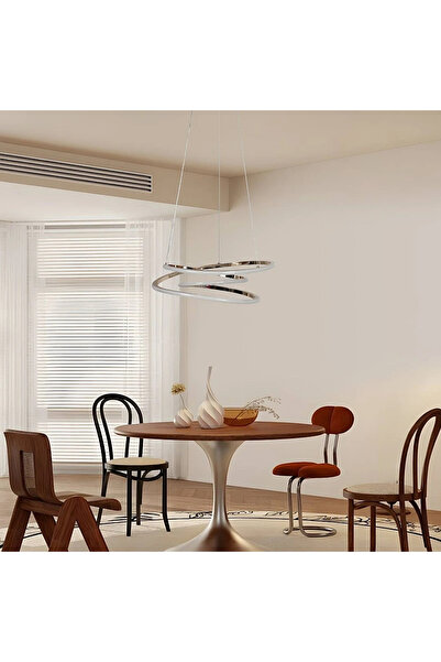 Grecia Modern Contemporary Led Energy Saving Chandelier 3 Light Integrated Fi...